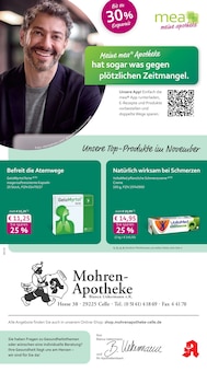 Aktueller mea - meine apotheke Prospekt "Unsere November-Angebote" Seite 1 von 4 Seiten