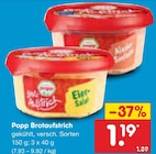 Brotaufstrich von Popp für 1,19 € bei Netto Marken-Discount im Angebot Brotaufstrich von Popp im aktuellen Netto Marken-Discount Prospekt