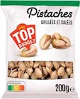 Pistaches grillées et salées - TOP BUDGET - Intermarché Pistaches grillées et salées - TOP BUDGET à 2,66 € dans le catalogue Intermarché