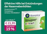 Sinupret extract Filmtabletten bei mea - meine apotheke im Prospekt "" für 23,95 €