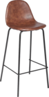 Chaise de bar Vladi marron dans le catalogue Maxi Bazar