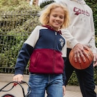 Sweat à capuche zippé Creeks bordeaux garçon en promo chez La Halle Sweat à capuche zippé Creeks bordeaux garçon dans le catalogue La Halle