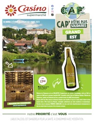 Prospectus Casino Supermarchés, "Cap' d'être plus solidaires : Grand Est",  pages, 07/02/2023 - 05/03/2023