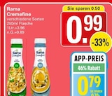 Cremfine Angebote von Rama bei WEZ Bad Oeynhausen für 0,79 €