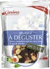 Mélange à déguster Raisins, cacahuètes, noix de cajou, baies de goji & amandes - CASINO à 1,40 € dans le catalogue Géant Casino