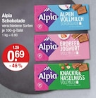 Schokolade von Alpia im aktuellen V-Markt Prospekt für 0,69 €