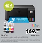 Multifunktionsdrucker EcoTank ET-2864 im Angebot bei MEDIMAX in Magdeburg Multifunktionsdrucker EcoTank ET-2864 Angebote von EPSON bei MEDIMAX Magdeburg für 169,99 €