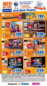 Fernseher im aktuellen expert Prospekt (Gießen) Fernseher im expert Prospekt "Top Angebote" mit 8 Seiten (Gießen)