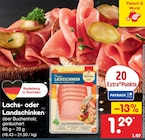 Aktuelles Lachs- oder Landschinken Angebot bei Netto Marken-Discount in Dresden ab 1,29 €