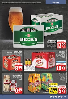 Bier im EDEKA Prospekt "Aktuelle Angebote" mit 24 Seiten (Würselen)