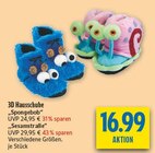 3D Hausschuhe Spongebob Angebote bei diska Görlitz für 16,99 €
