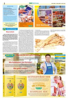 Mix Markt Schieder-Schwalenberg Prospekt der aktuellen Woche, gültig von 23.01.2023 bis 29.01.2023 Aktueller Mix Markt Schieder-Schwalenberg Prospekt "MIX Markt Zeitung" mit 5 Seiten