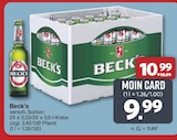 versch. Sorten von Beck’s für 9,99 € bei famila Nordwest im Angebot versch. Sorten von Beck’s im aktuellen famila Nordwest Prospekt