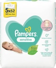 Feuchttücher Sensitive oder Fresh Clean oder Aqua im Rossmann Prospekt Feuchttücher Sensitive oder Fresh Clean oder Aqua von Pampers im aktuellen Rossmann Prospekt für 5,95 €
