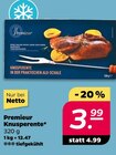 Knusperente von Premieur im aktuellen Netto mit dem Scottie Prospekt für 3,99 €