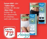 Damen-Midi- oder -Taillen-Slips im Angebot bei GLOBUS in Rodgau Damen-Midi- oder -Taillen-Slips Angebote von sloggi bei GLOBUS Rodgau für 7,99 €