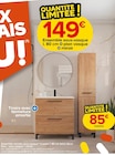 Ensemble meuble sous-vasque à poser l. 80 cm Soho décor bois + plan vasque + miroir à Castorama dans Fleury-sur-Orne Ensemble meuble sous-vasque à poser l. 80 cm Soho décor bois + plan vasque + miroir à Castorama dans Fleury-sur-Orne