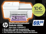 Multifunktionsdrucker DeskJet 4220e Angebote von HP bei expert Bautzen für 69,99 €