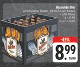 Bier im Angebot bei E center in Chemnitz Bier Angebote von Hasseröder bei E center Chemnitz für 8,99 €