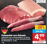 Aktuelles Osterpaket vom Schwein Angebot bei Netto Marken-Discount in Braunschweig ab 4,99 €