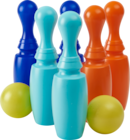 Auchan Hypermarché Domérat - Promo JEU 6 QUILLES BOWLING 23 CM Promo JEU 6 QUILLES BOWLING 23 CM à 6,99 € dans le catalogue Auchan Hypermarché à Domérat