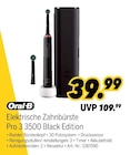 Elektrische Zahnbürste Pro 3 3500 Black Edition von Oral-B im aktuellen MEDIMAX Prospekt