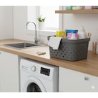 Panier de rangement Pixel 1,5 L gris - CARREFOUR HOME en promo chez Carrefour Panier de rangement Pixel 1,5 L gris - CARREFOUR HOME dans le catalogue Carrefour