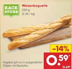 Netto Marken-Discount Pegau - Weizenbaguette Angebot im Prospekt Weizenbaguette bei Netto Marken-Discount im Pegau Prospekt für 0,59 €