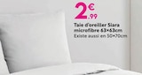 Taie d’oreiller siara microfibre à Maxi Bazar dans Marignane