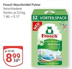Waschmittel Pulver im Angebot bei GLOBUS in Gera Waschmittel Pulver Angebote von Frosch bei GLOBUS Gera für 8,99 €