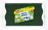 Éponges grattantes 2 épaisseurs - W5 en promo à 0,99 € chez Lidl Éponges grattantes 2 épaisseurs - W5 dans le catalogue Lidl