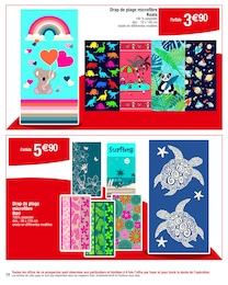 Prix et réduction Serviette Microfibre dans le prospectus Carrefour en cours Offre Serviette Microfibre dans le catalogue Carrefour du moment à la page 14