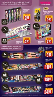 Feuerwerk im REWE Prospekt "Dein Markt" mit 28 Seiten (Unna)