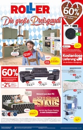 Aktueller ROLLER Prospekt mit Waschmaschine, "Die große Preisgaudi", Seite 1