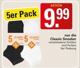 Classic Sneaker im Angebot bei WEZ in Löhne Classic Sneaker Angebote bei WEZ Löhne für 9,99 €