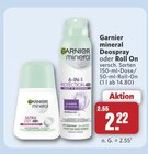 Aktuelles Garnier mineral Deospray Angebot bei combi in Bielefeld ab 2,22 €