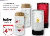 Aktuelles LED-Grabkerze Angebot bei GLOBUS in Leipzig ab 4,99 €