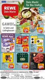 Aktueller REWE Prospekt mit Bier, "Dein Markt", Seite 1