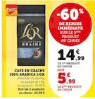 Promo Cafe en grains 100% arabica à 5,99 € dans le catalogue Super U à Sainte-Menehould