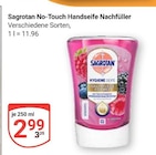 No-Touch Handseife Nachfüller Angebote von Sagrotan bei GLOBUS Rostock für 2,99 €