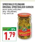 Original Spreewälder Gurken im Angebot bei Marktkauf in Essen Original Spreewälder Gurken Angebote von SPREEWALD FELDMANN bei Marktkauf Essen für 1,79 €