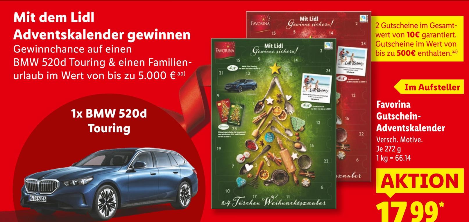 Gutschein-Adventskalender