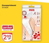 Einwegspritzbeutel im Angebot bei GLOBUS in Homburg Einwegspritzbeutel Angebote von Zenker bei GLOBUS Homburg für 2,99 €