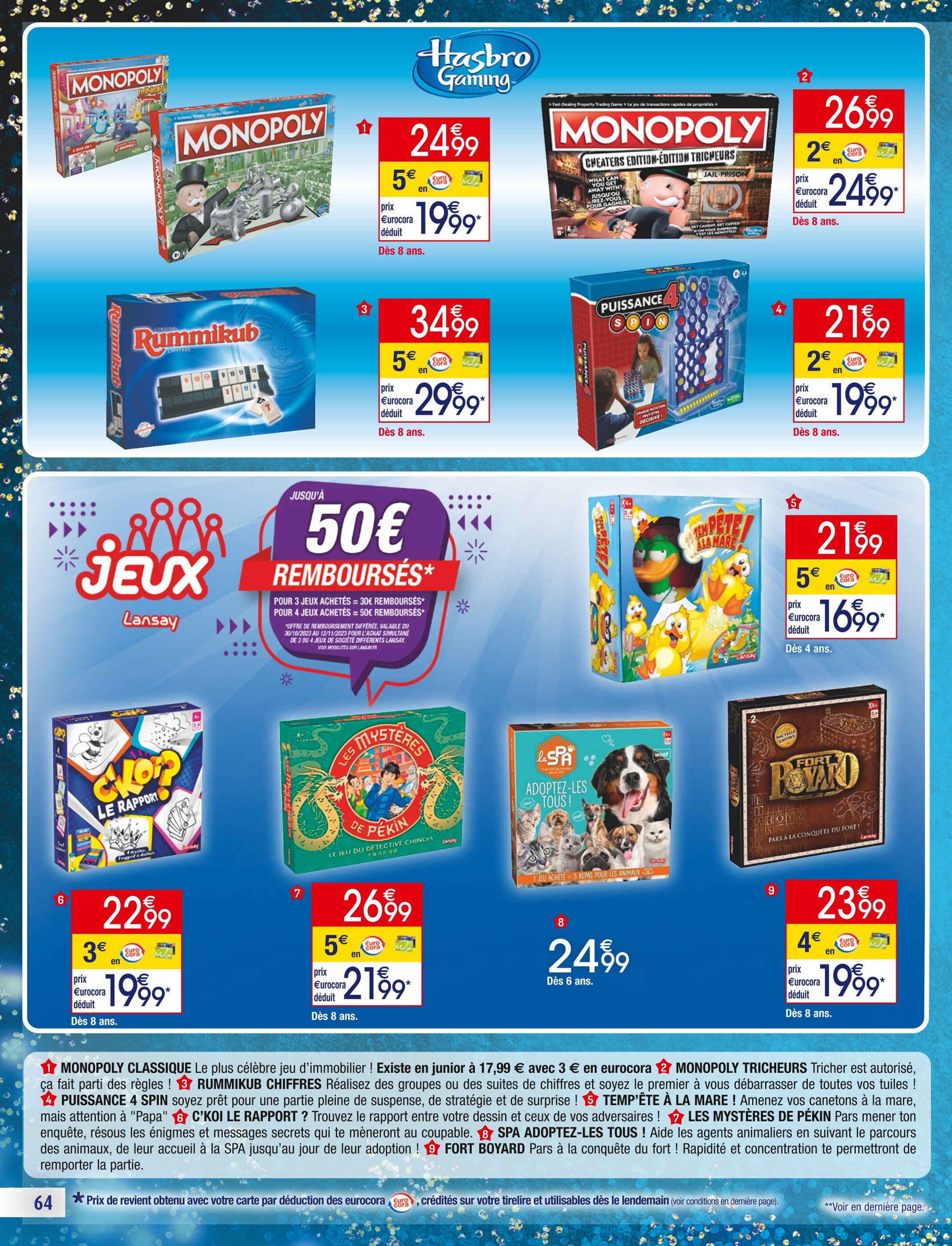 Promo Monopoly Tricheurs chez Auchan