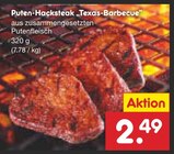 Aktuelles Puten-Hacksteak Texas-Barbecue Angebot bei Netto Marken-Discount in Erfurt ab 2,49 €