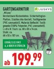 Gartengarnitur Milano Angebote von Juskys bei Marktkauf Rheda-Wiedenbrück für 199,99 €