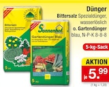 Dünger o. Gartendünger blau, N-P-K 8-8-8 Angebote von Sonnenhof bei Zimmermann Aurich für 5,99 €