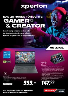 Laptop im MediaMarkt Saturn Prospekt "DAS ZUHAUSE FÜR ECHTE GAMER & CREATOR" mit 12 Seiten (Berlin)