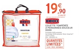 Couette tempérée 2 personnes douceur - DODO en promo chez Intermarché Le Cannet à 19,90 €