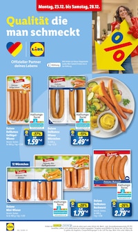 Wiener Würstchen im Lidl Prospekt "LIDL LOHNT SICH" mit 38 Seiten (Dresden)